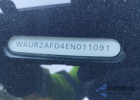 2014 Audi A8 L 4.0T из США, поврежденный, VIN WAUR2AFD4EN011091